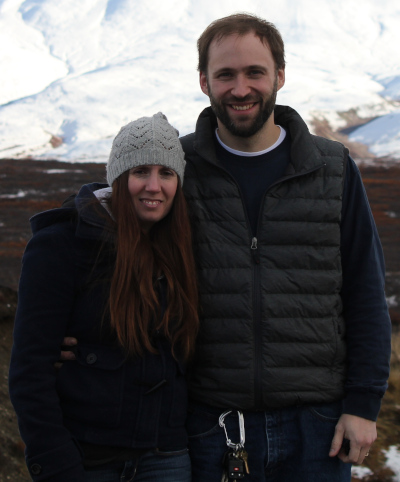 John and Jen on the Denali Park Road